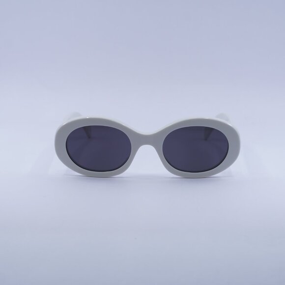 ?️ New Celine CL40194U 25A Sunglasses - Ivory Frame, Smoke Lenses main image 8
